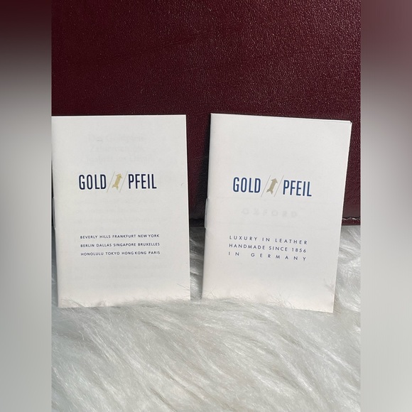 GOLD PFEIL Vintage Burgundy Leather Combination Lock Attaché Case - Picture 15 of 16